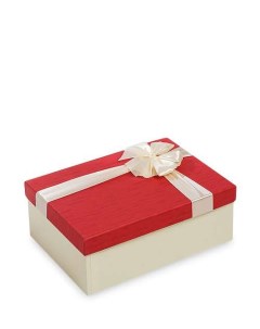 Коробка подарочная Прямоугольник цв беж красн WG 49 2 B 113 301719 Арт-ист