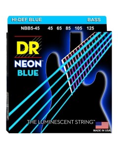 Струны для 5 ти струнной бас гитары NBB5 45 Dr string