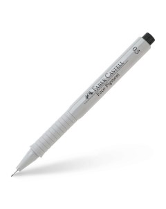 Ручка капиллярная Ecco Pigment черная толщина 0 5 мм Faber-castell