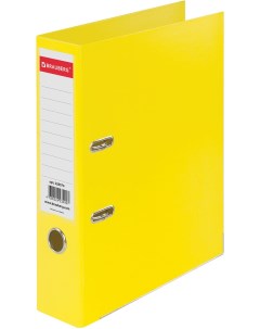 Папка регистратор EXTRA 75 мм желтая 228574 Brauberg