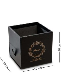 Коробка подарочная Букет с сюрпризом цв черный WG 100 C 113 301837 Арт-ист