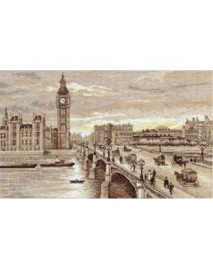 Набор для вышивания PANNA Золотая серия Лондон Вестминстерский мост Gamma