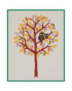 Набор для вышивания крестом Осень Времена года арт 12 261 Eva rosenstand