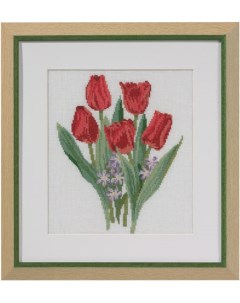 Набор для вышивания крестом Красные тюльпаны арт 70 2301 Permin