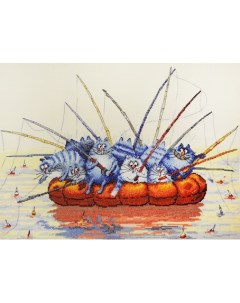 Набор для вышивания Ловись рыбка большая по рисунку И Зенюк Марья искусница