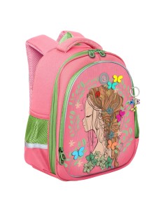 Рюкзак школьный RAz 386 3 1 розовый Grizzly