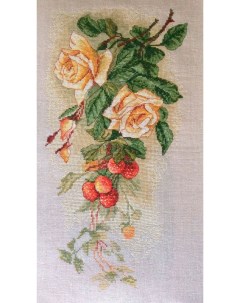 Набор для вышивания Розы и земляника по рисунку К Кляйн арт 06 002 42 Марья искусница