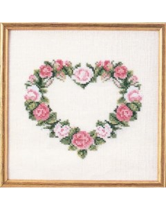 Набор для вышивания Сердце из розовых роз арт 73 65175 Oehlenschlager