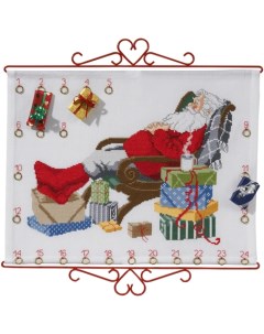 Набор для вышивания календаря Рождественский календарь арт 34 2621 Permin