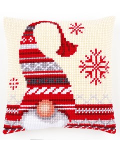 Набор для вышивания подушки Рождественский эльф арт PN 0156877 Vervaco