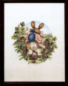 Набор для вышивания Кролик убегает арт 73 76635 Oehlenschlager