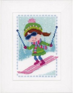 Набор для вышивания Лыжница арт PN 0147936 Vervaco