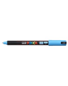 Маркер Posca PC 1MR 0 7 мм наконечник игольчатый голубой Uni mitsubishi pencil