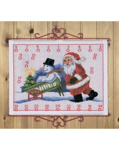 Набор для вышивания календаря Рождественский календарь арт 34 8206 Permin