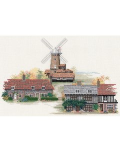 Набор для вышивания Norfolk Village арт 14VE07 Derwentwater designs