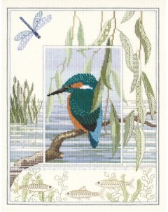 Набор для вышивания Kingfisher арт WIL1 Derwentwater designs