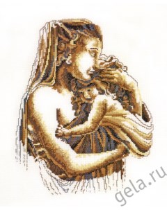 Набор для вышивания крестом Мать и дитя арт 92 6104 Permin