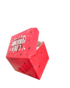 Подарочная коробка конфетти Вау коробка box_red Hitmix