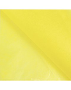 Бумага упаковочная тишью Желтая 50х66 см 10 шт Sadaf