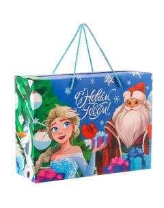 Пакет коробка С Новым Годом Холодное Сердце Disney