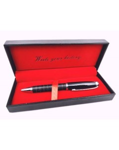Шариковая ручка подарочная ТМ Dignity синяя поворотный металл корпус в футляре Bikson