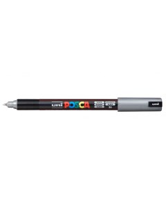 Маркер Uni POSCA PC 1MR 0 7мм игольчатый наконечник серебряный silver 26 Uni mitsubishi pencil