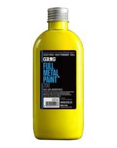 Заправки для маркеров Full Metal Paint Flash yellow 200 мл Grog
