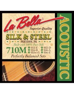 Струны для акустической гитары 710 M La bella