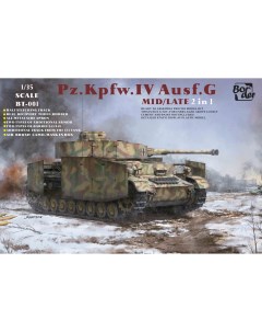 Сборная модель 1 35 Немецкий танк Pz Kpfw IV Ausf G mid late 2 в 1 BT 001 Border model