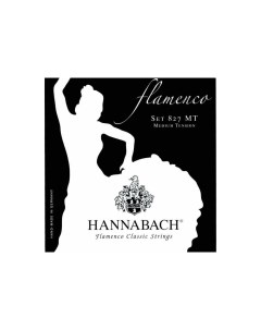 Струны для классической гитары 827MT Black FLAMENCO Hannabach