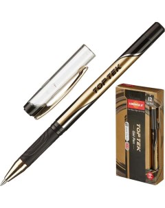 Ручка гелевая Unimax Top Tek Gel stick Gold KO_722482 черная 0 5 мм 1 шт Malungma