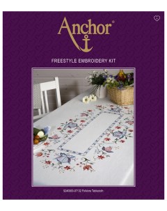 Набор для вышивания скатерти 9240000 07132 Folklore Tablecloth 140x240см Anchor