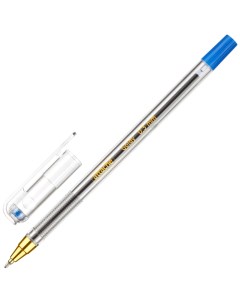Ручка шариковая Goldy 977957 синяя 0 5 мм 1 шт Attache