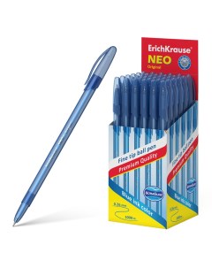 Ручка шариковая Neo Original пишущий узел 0 7 мм цвет чернил синий Erich krause