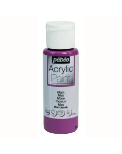 Краска художественная Acrylic Paint декоративная матовая 59 мл фиолетовый Pebeo