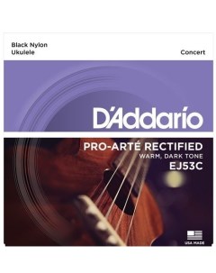 Струны для укулеле концерт EJ53 C D`addario
