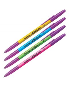 Ручка шариковая BERLINGO W 219 Color синяя 0 7мм арт 223702 50 шт Nobrand