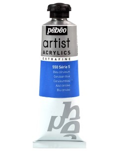 Краска художественная Artist Acrylics Extra Fine акрил 5 37 мл церулеум синий Pebeo