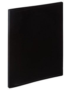 Папка скоросшиватель 710165 А4 черная с пружинным механизмом до 150 листов Attache