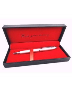 Шариковая ручка подарочная ТМ Enhancer синяя поворотный металл корпус в футляре Bikson