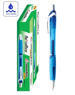 Гелевая ручка автоматическая 0 5мм G Master синяя 12шт Flexoffice