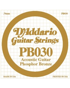 Струна для акустической гитары DAddario PB030 D`addario