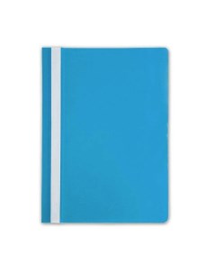 Папка скоросшиватель А4 голуб пластик 110 мкм карман д маркир этикет Lite
