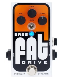 Педаль эффектов BOD Bass FAT Drive для бас гитары Pigtronix