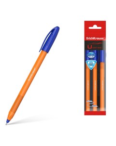 Ручка шариковая U 108 Orange Stick 1 0 Ultra Glide Technology цвет чернил с Erich krause