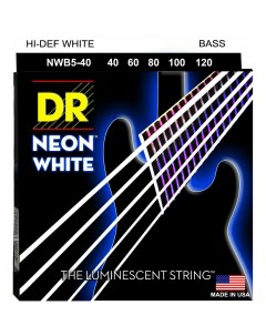 Струны для 5 ти струнной бас гитары NWB5 40 Dr string