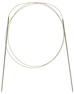 Спицы для вязания круговые с удлиненным кончиком латунь 1 5 мм 60 см 715 7 1 5 60 Addi