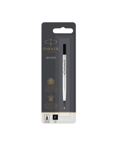 Стержень для ручки роллера Cartridge Quink черный тонкий 0 8мм блистер 1950321 Parker