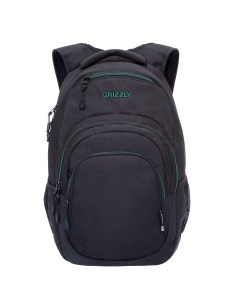 Рюкзак черный бирюзовый RQ 003 31 Grizzly