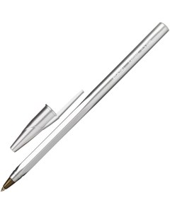 Ручка шариковая неавтоматическая Element корпус серебр синяя 10шт Attache